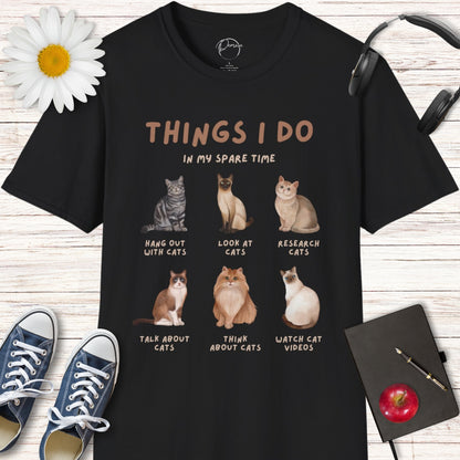 Cats In My Spare Time T-Shirt