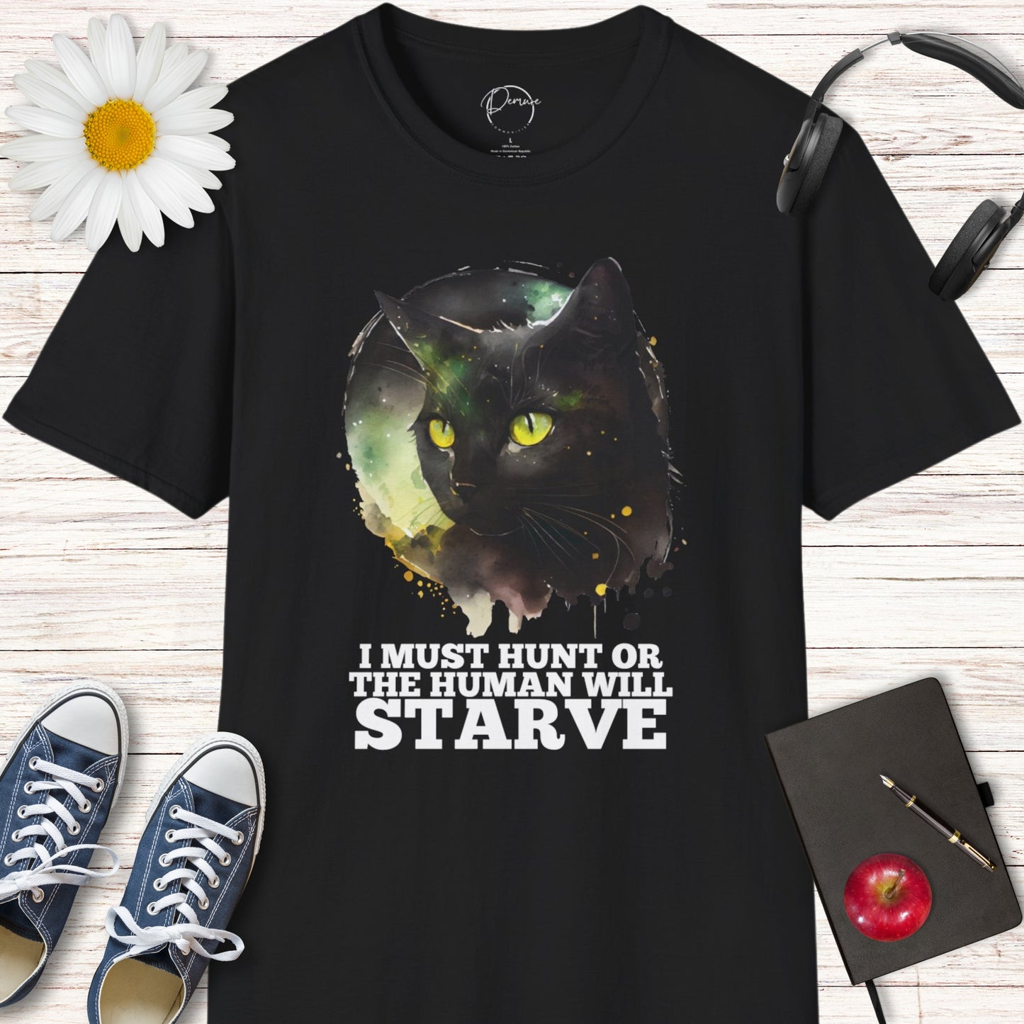 I Must Hunt Cat T-Shirt