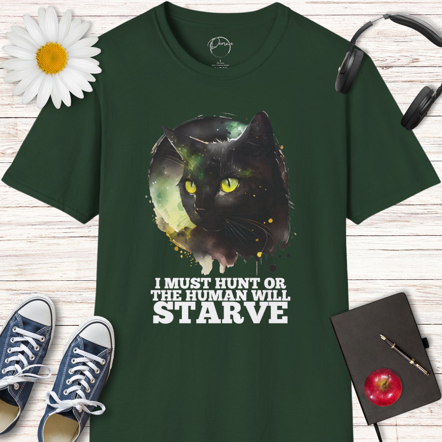 I Must Hunt Cat T-Shirt