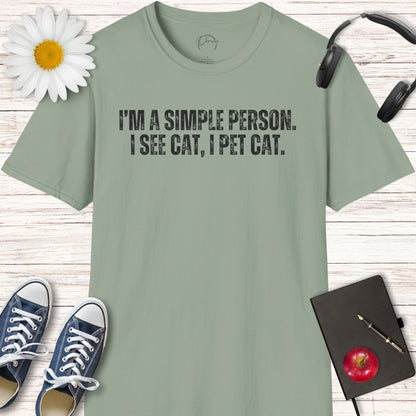 I See Cat I Pet Cat T-Shirt