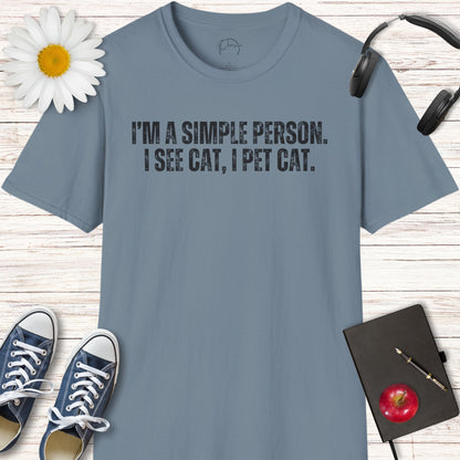 I See Cat I Pet Cat T-Shirt