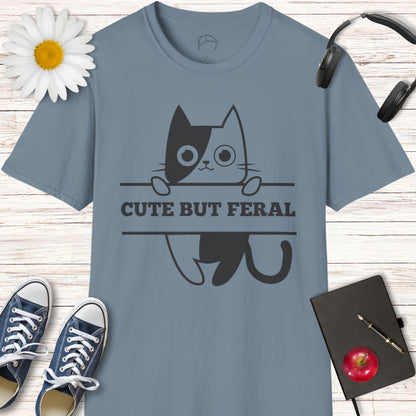 Cute But Feral Cat T-Shirt