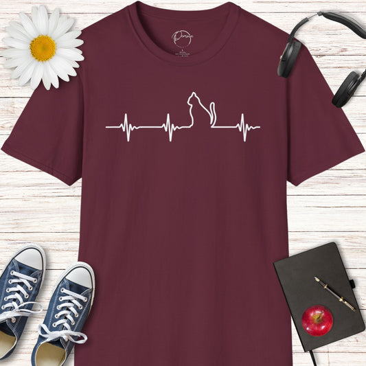 Cat Heartbeat T-Shirt